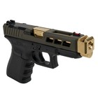 Zaffiri Precision - Glock 19 Gen 1-4 Threadless Compensator   Barrel Gold   Tin