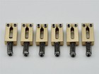 Solid Brass Bridge Saddles For Fender Stratocaster Telecaster 2 1 16  Or 2 1 8 