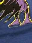 Vintage 1989 Dc Comics Batman Bat Signal Blue T-shirt - Xl - Euc