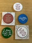 Collector Of New Jersey   Philadelphia Plastic Token Vintage Dog Tags Coins Lot