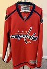 Washington Capitals  Red Reebok Men   s Xl New Official Nhl Licensed Jersey