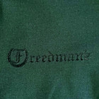 Freedmans Harness Mid Layer Zip Neck Jacket Xs Green Logo Spellout Saddleseat