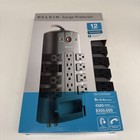 Belkin Pivot Plug Surge Protector  12 Outlets  8 Ft Cord  4320 Joules  Gray  Nib