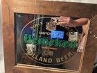Vintage Heineken Special Dark Blend Mirror Approx  17 X 14