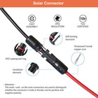 10 Awg Solar Panel Extension Cable 6mm   Solar Wire With Female   Male Connectors