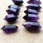 3pcs Natural Purple Amethyst Quartz Crystal Point Wand Obelisk Healing T-it