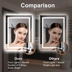 Led Mirror For Bathroom 24x32 Lighted Bathroom Vanity Mirrors With Lights  Br   