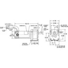 Dayton 4z382 Dc Gearmotor  113 In-lb Max  Torque  64 Rpm Nameplate Rpm  90v Dc