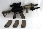 Used Tippmann Tmc Magfed Mechanical Paintball Marker Tan black Woodsball Gun
