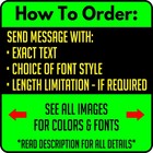Custom Vinyl Lettering Car Decal Personalized Window Sticker Wall Quote Sign Mug