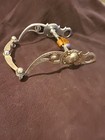 Vintage Ornate Silver Overlay Show Bit Horse Rodeo Western Americana Decor
