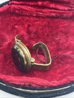 Rare  Victorian Antique Signed Scarf Ring - Buckle Design 1872 Estate Find