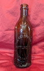 Vintage Amber Celery Cola Bottling Co Tooled Top Bottle  Birmingham Al  Rare