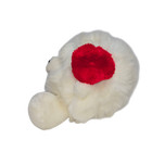 Vintage Russ Snowball White Plush Bear With Red Earmuffs 7 Inch Stuffed Animal