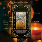 Black Gold Tarot Cards Set  Beginner s Tarot Cards With Meanings  Gold Gilded