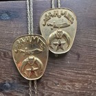 Lot Of 8 Masonic Shriners Aahmes Temple Livermore Ca Western Bolo Ties 4 Pairs