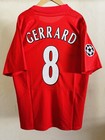 Steven Gerrard 2004 05 Liverpool Fc Uefa Champions League Final Home Kit