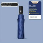 Windproof Auto Travel Umbrella Compact Folding Uv Protection For Rain And Sun