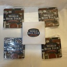 -old Chicago- World Beer Tour - Lot Of 4 New Rubber Coasters  Sealed Item - Nib 