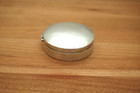 Vintage Taxco Mexico 925 Sterling Silver Round Pill   Snuff Box