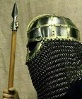 Viking Spangenhelm Vendel Helmet 18g Steel Larp Reenactment Armor