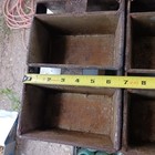 Vintage Industrial Metal Bread Pans Lot Of 3 Trays 15 Loaves 3 5 X 6 5 Inches