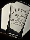 Antique Telegram Whiskey David Netter Phila Pa Pre Pro Advertising Shot Glass