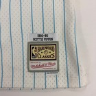 Scottie Pippen Swingman Jersey Chicago Bulls Mitchell   Ness White Pinstripe Xl