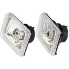 Set Of 2 Headlights Driving Head Lights Headlamps  Driver   Passenger Side Pair