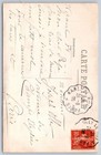 Antique France Postcard Man And Woman Victorian Fashion 1908 Rppc