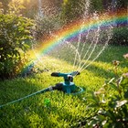 360   Rotating Lawn Sprinkler 3-arms System Automatic Garden Watering Irrigation