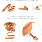 Toddler Harness Backpack Leash - Baby Walking Harness   Anti-lost Wrist Tether -