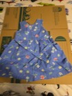 Rare Vintage Oshkosh Bgosh Dress Floral Poppies   Daisies Blue purple Girls 5t