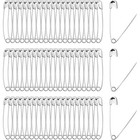 100 Pcs Heavy Duty Safety Pins Large Metal Sewing Pins Quilting Diy Crafts New