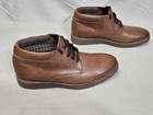 Clarks Boots Mens Size 10 5 Brown Leather Chukka Ankle Casual Dress Comfort