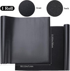 55 X 11 8    Pu Leather Book Cloth Black For A4-a8 Books Binding Smooth