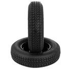 2-pk Trailer Tires On Rim St175 80d13 175 80 D 13 Lrc 5 Lug Black Spoke Wheel