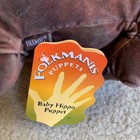 New Folkmanis Baby Hippo Hand Puppet Brown 16  Nwt Great Gift 