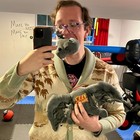 Ozzy Osbourne Bat Plush 17  Removable Head Rock Music Collectible