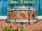 1920s Ludwig   Ludwig Standard 5x14 Solid Shell No  22-pk Snare Drum Peacock