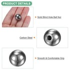 20-pack Threaded Nut Knobs  M5x15mm Carbon Steel Female Thread Nut Cap For Li   