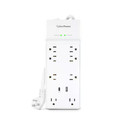 8-outlet 2-usb Port 2400j Surge Protector Power Strip 6-ft Cord P806uc15