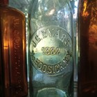 No hoosick ny J g byers 1882 Applied Blob Top Beer Bottle
