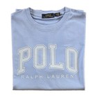 Polo Ralph Lauren Men s Custom Slim Fit T-shirt Graphic Print Crewneck Sky Blue