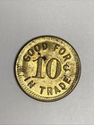 Us Trade Token - Maroon Club - Good For 10 Cent In Trade Brass  Spots
