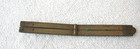 Antique Carpenters Folding Brass Pocket Ruler  12 Inch