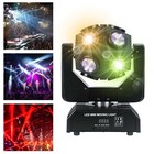 Rgbw Led Moving Head Ball Stage Light Dmx Dj Disco Club Party Effect Lighting