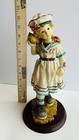 Vintage Sailor Girl Lg Figurine Ocean Seashell Nautical Beach House Decor 12 5   