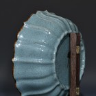 8 8 chinese Vintage Antique Song Dynasty Ru Kiln Bag Mouth Flower Mouth Washing