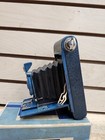 Kodak Rainbow Hawk-eye No 2 Folding Model C  blue  Camera  W  Box